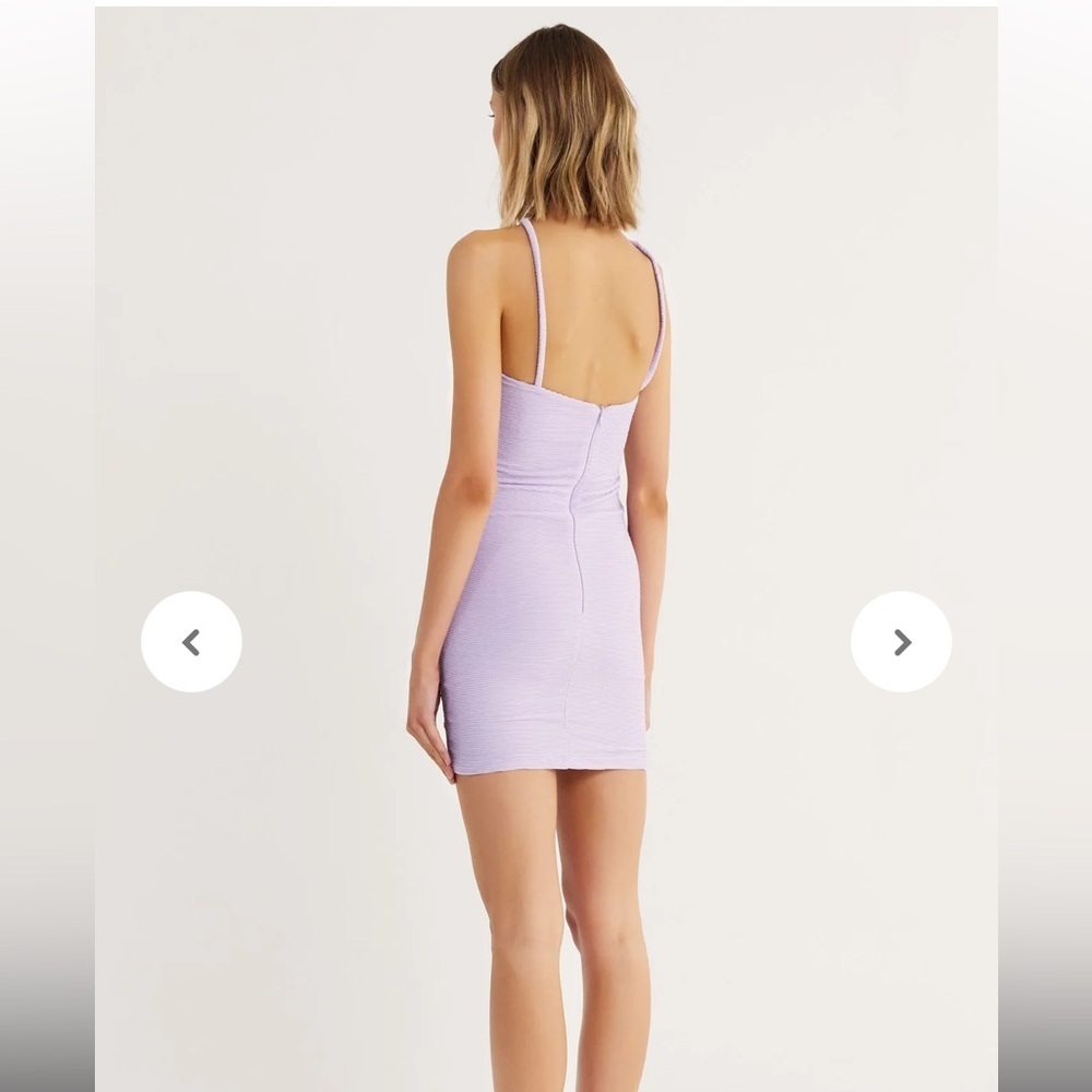 NWT Rumer Penelope Mini Dress in Lavender Size XS - Picture 4 of 10